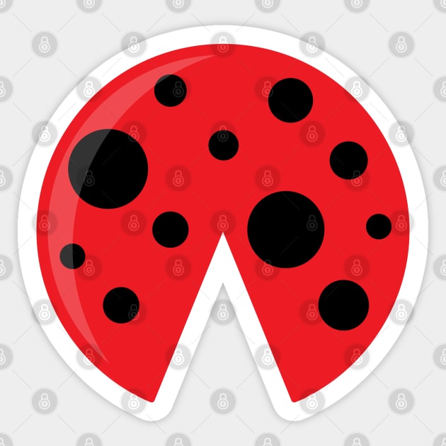 Ladybug Wings Halloween Sticker by BraaiNinja